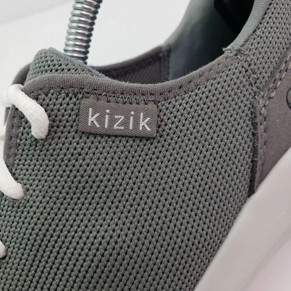 Kizik Madrid Womens Size 6.5 Gray Eco Knit Hands Free Casual Sneaker Shoes
